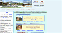 Desktop Screenshot of chalet.lesaintjames.com